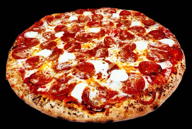 Halal Pepperoni Pizza.